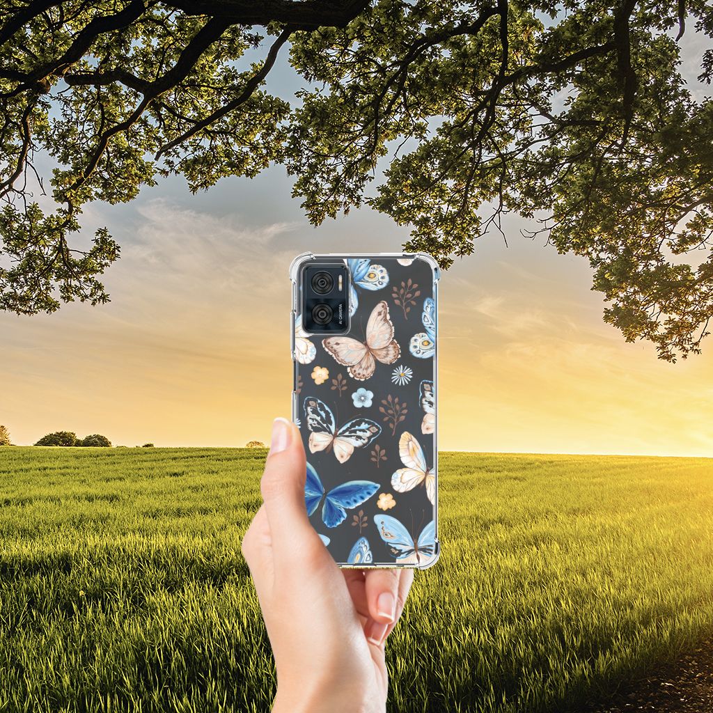 Case Anti-shock voor Motorola Moto E22 | E22i Vlinder B2C Telecom