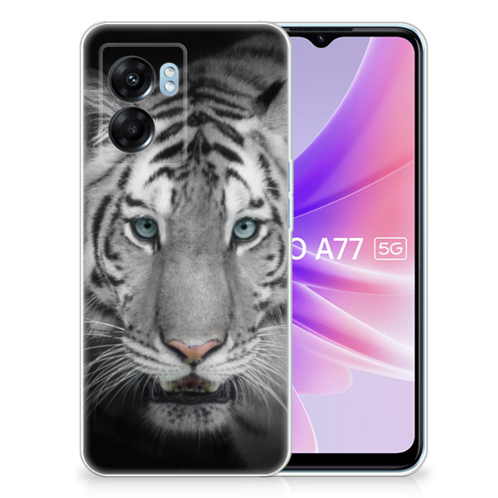 OPPO A77 | A57 5G TPU Hoesje Tijger B2C Telecom