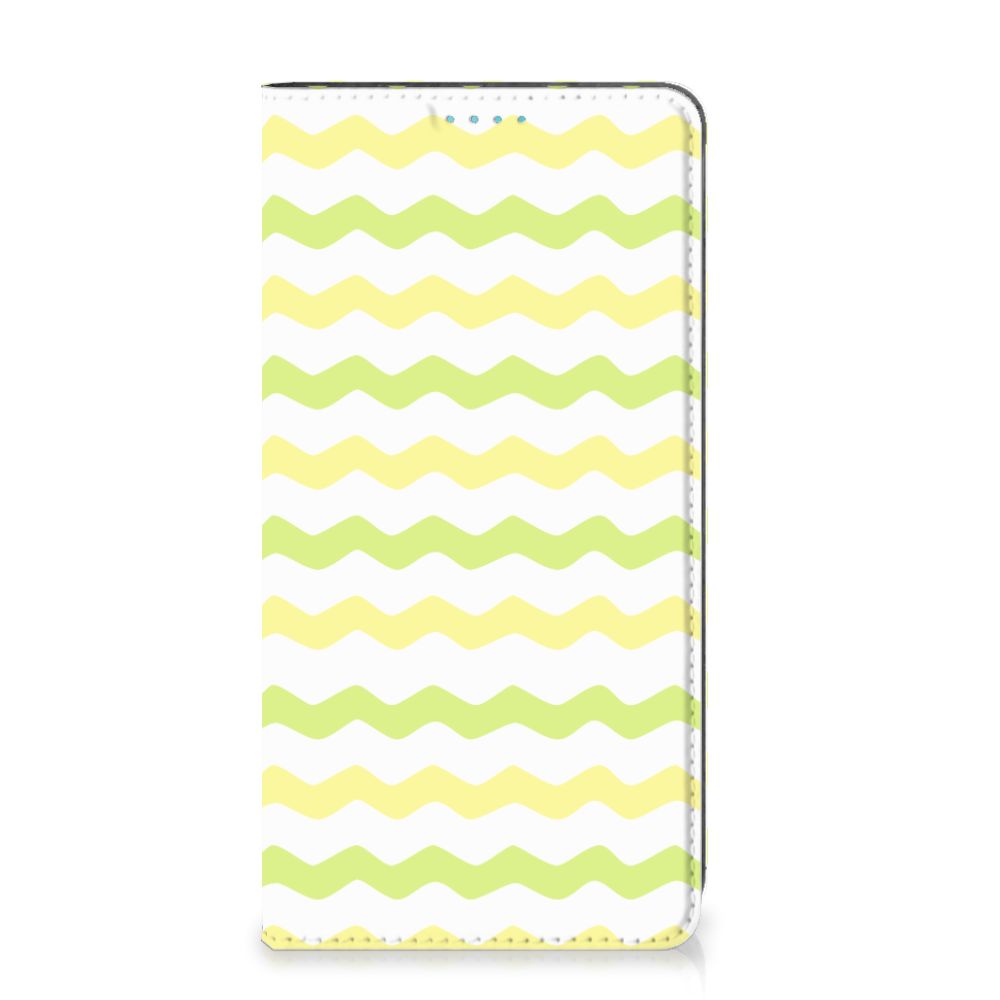 Samsung Galaxy A53 Hoesje met Magneet Waves Yellow