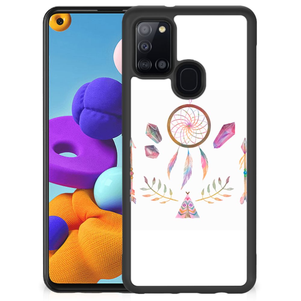 Samsung Galaxy A21s Bumper Hoesje Boho Dreamcatcher