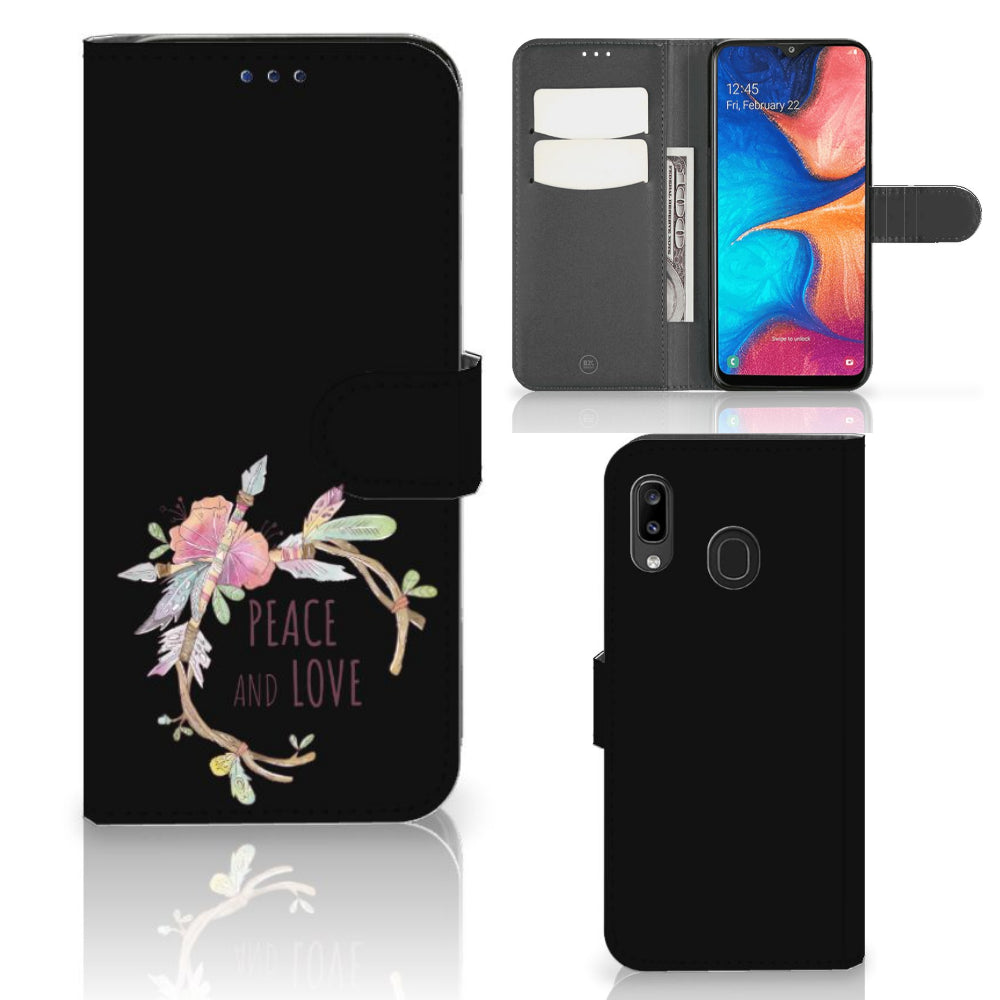 Samsung Galaxy A30 Leuk Hoesje Boho Text
