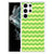 Samsung Galaxy S22 Ultra Doorzichtige Silicone Hoesje Waves Green