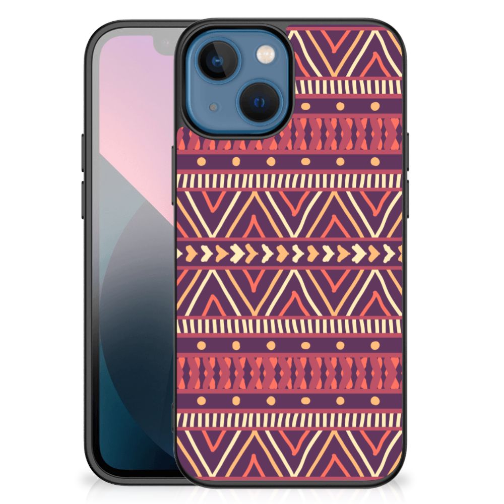 Apple iPhone 13 mini Back Case Aztec Paars