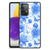 Bloemen Hoesje voor Samsung Galaxy A72 (5G/4G) Flowers Blue B2C Telecom