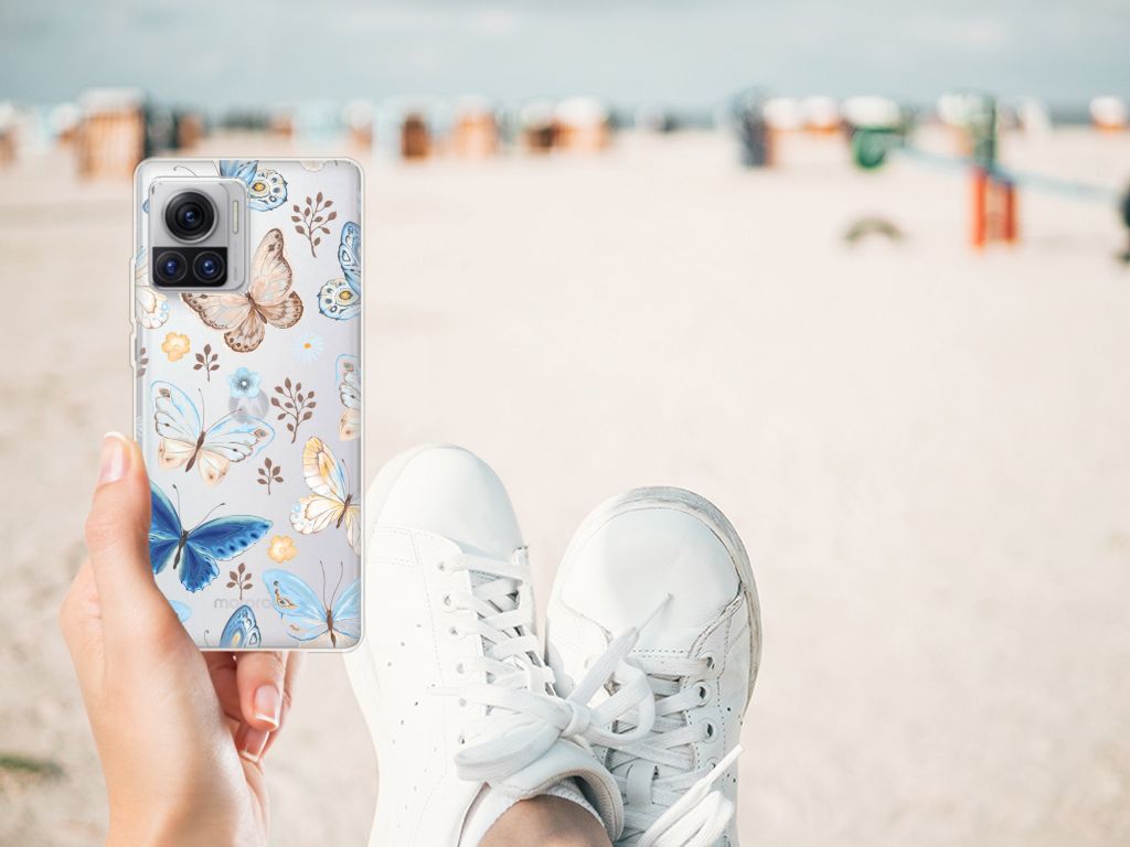 TPU Hoesje voor Motorola Moto X30 Pro Vlinder B2C Telecom