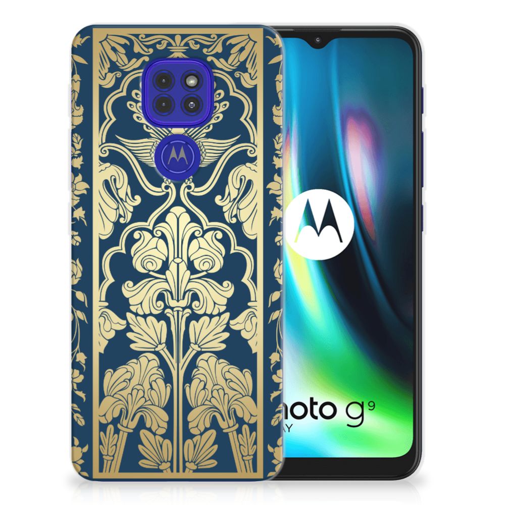Motorola Moto G9 Play | E7 Plus TPU Case Beige Flowers B2C Telecom