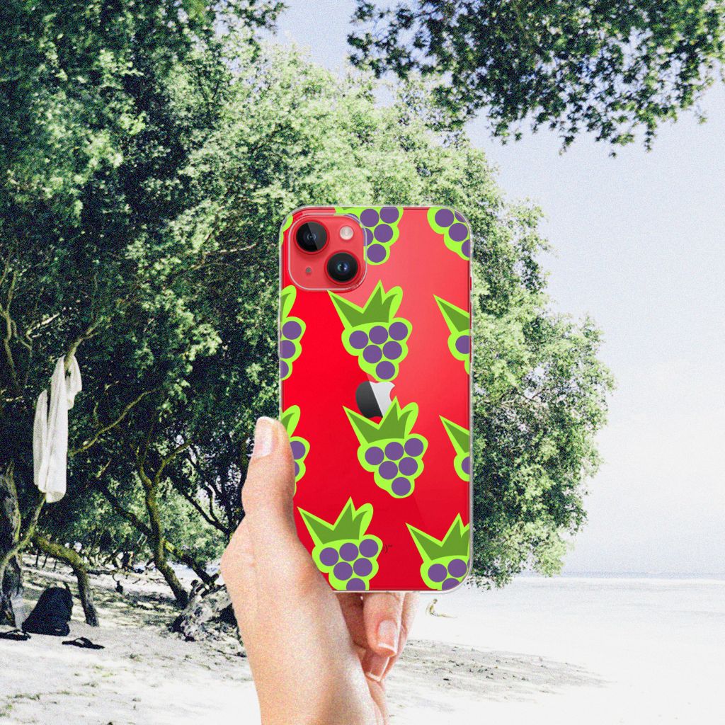 iPhone 14 Plus Siliconen Case Druiven B2C Telecom