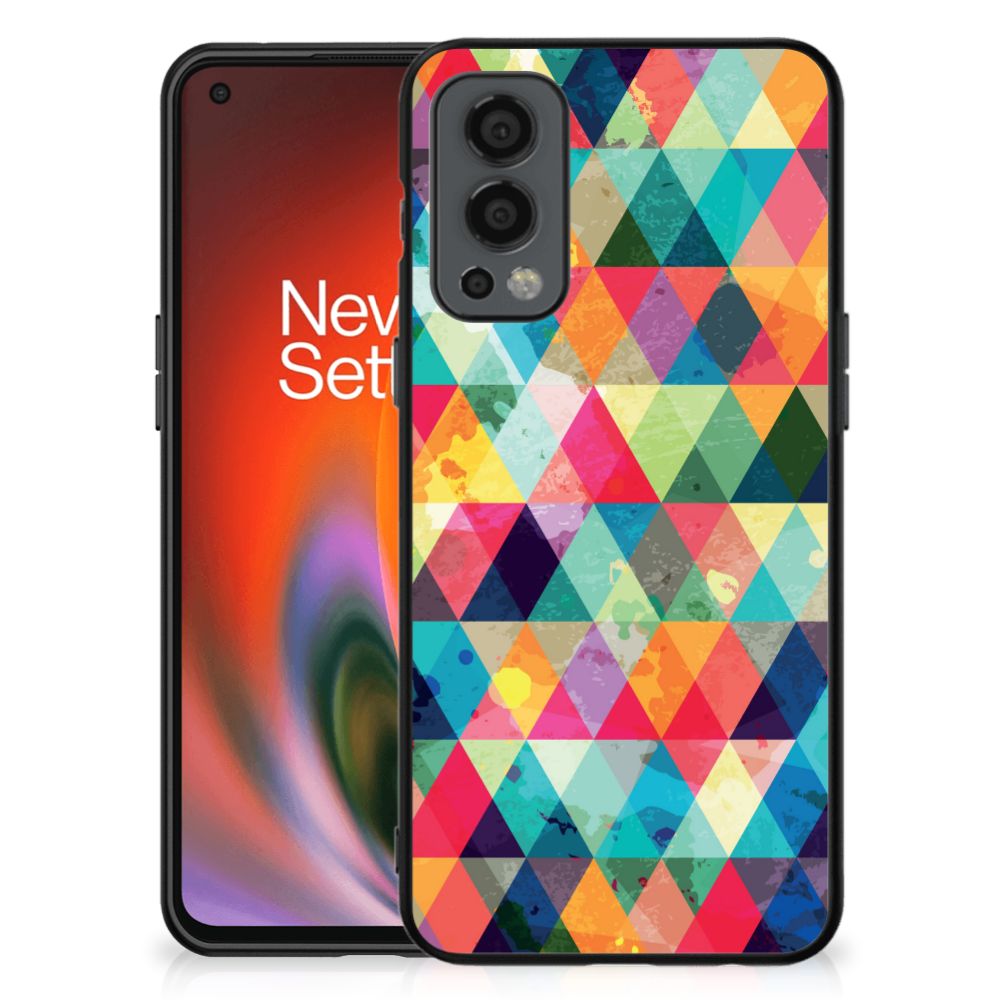 OnePlus Nord 2 Back Case Geruit
