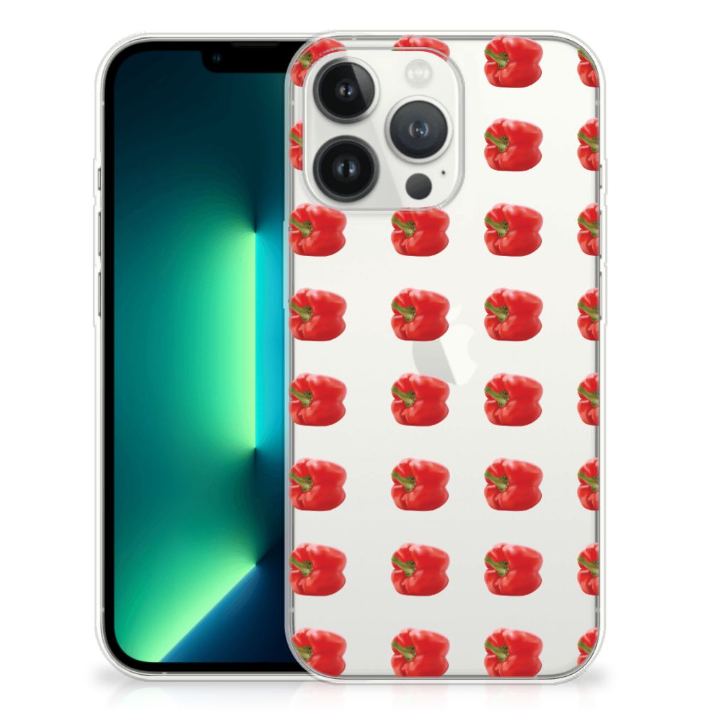 iPhone 13 Pro Max Siliconen Case Paprika Red B2C Telecom