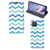 OPPO Reno4 Z 5G Hoesje met Magneet Zigzag Blauw - B2C Telecom