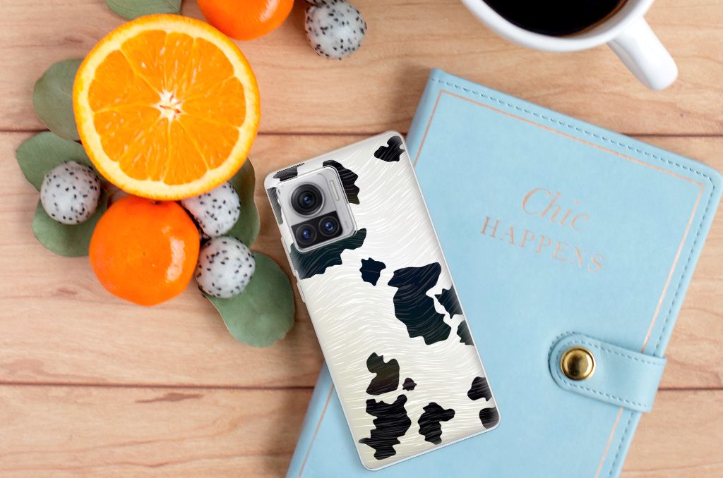Motorola Moto X30 Pro TPU Hoesje Koeienvlekken B2C Telecom