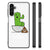 Samsung Galaxy A14 5G Hoesje Cactus Poo met cactus en poep illustratie op een back cover design