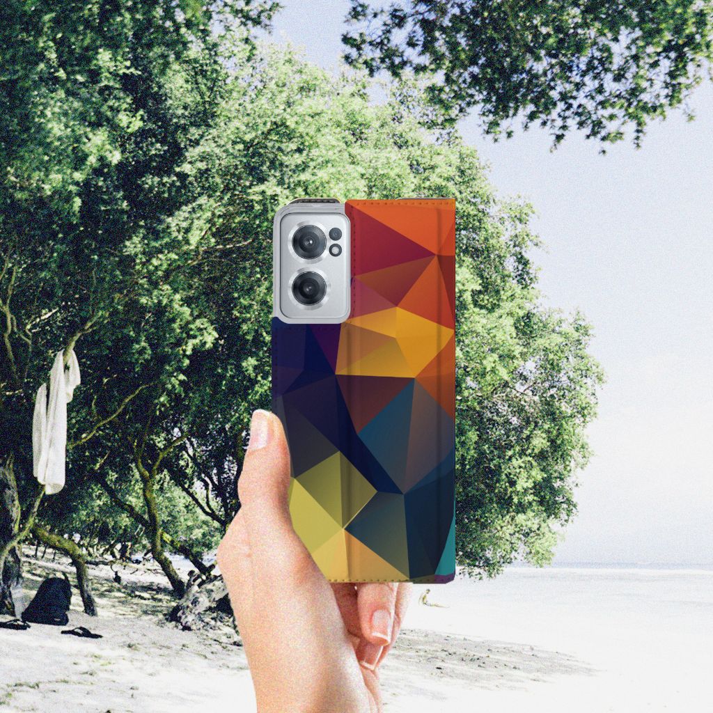 OnePlus Nord CE 2 5G Stand Case Polygon Color - B2C Telecom