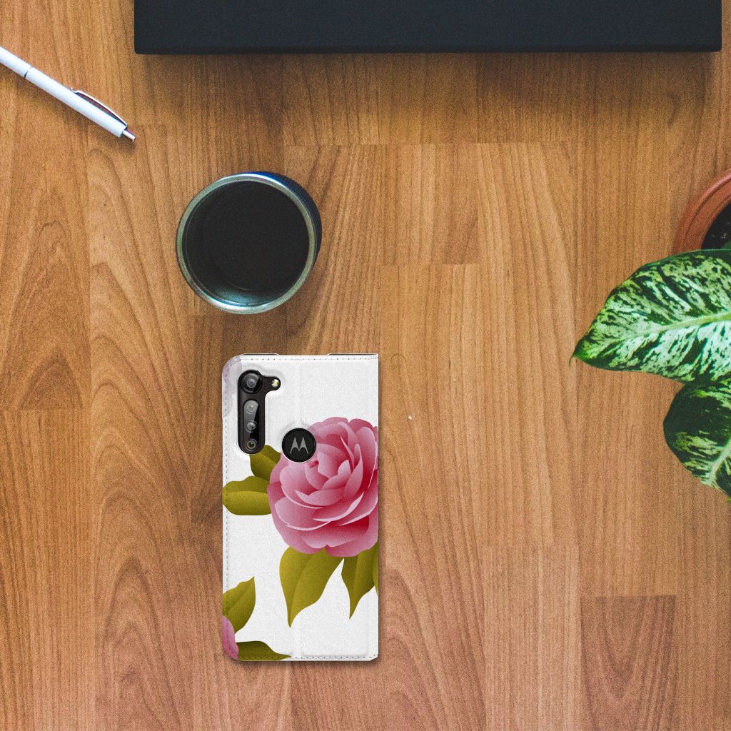 Motorola Moto G8 Power Smart Cover Roses - B2C Telecom
