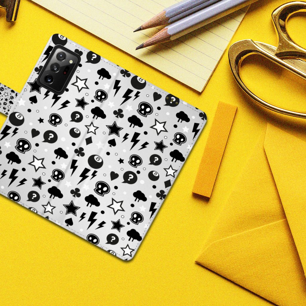 Telefoonhoesje met Naam Samsung Galaxy Note20 Ultra Silver Punk
