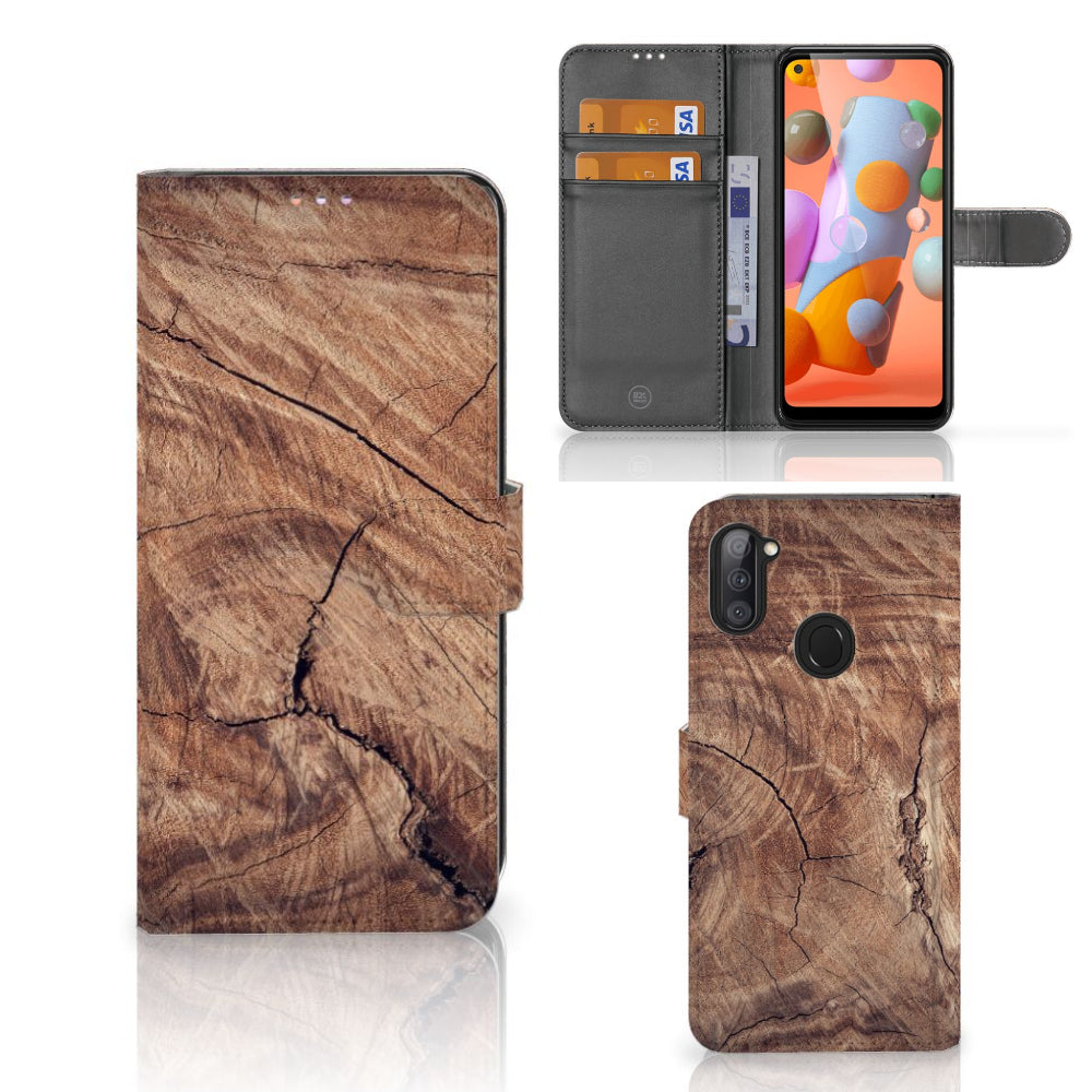 Samsung Galaxy M11 | A11 Book Style Case Tree Trunk
