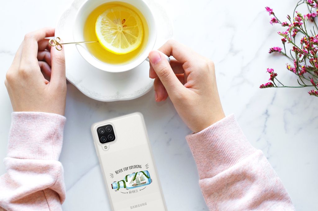Samsung Galaxy A12 Telefoonhoesje met Naam Boho Bottle B2C Telecom