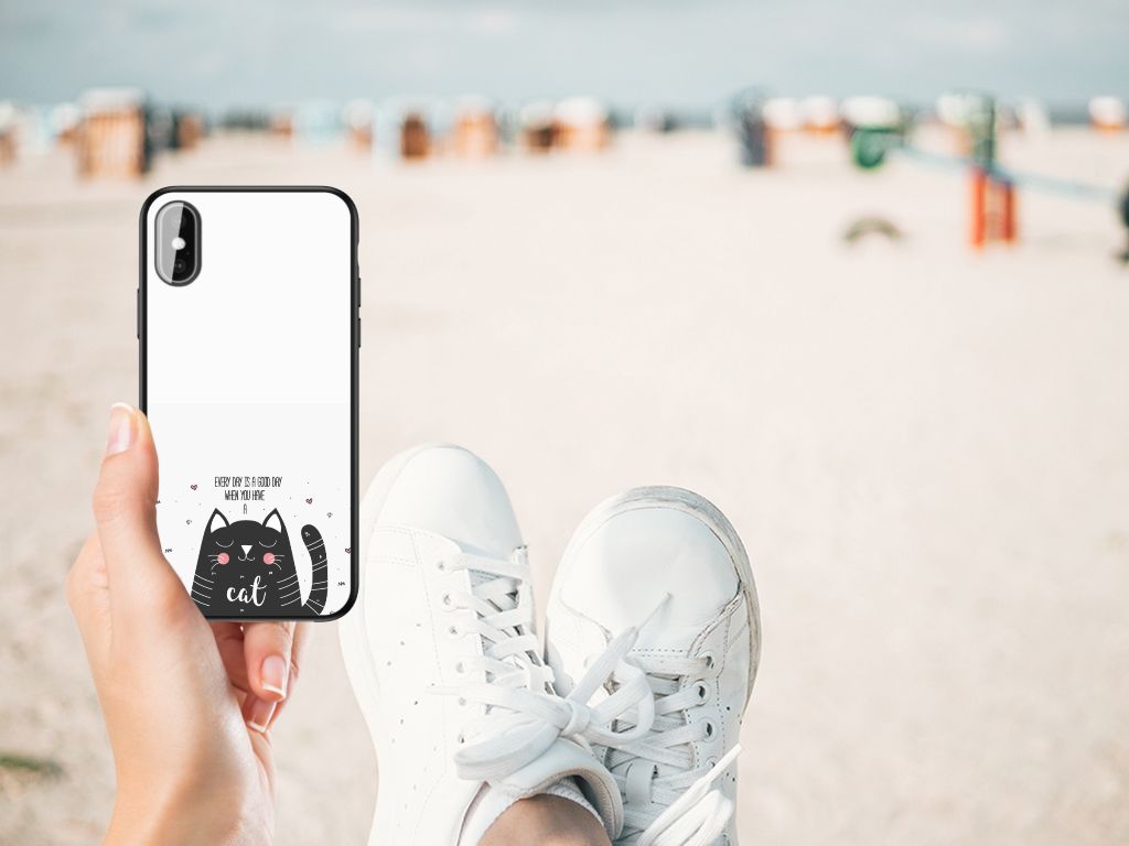 iPhone X | Xs Hoesje Cat Good Day B2C Telecom
