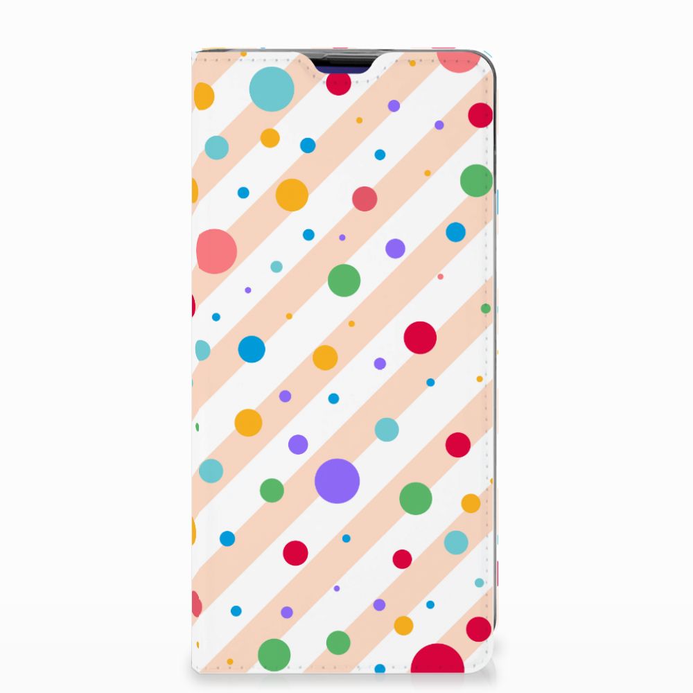 Samsung Galaxy S10 Plus Hoesje met Magneet Dots