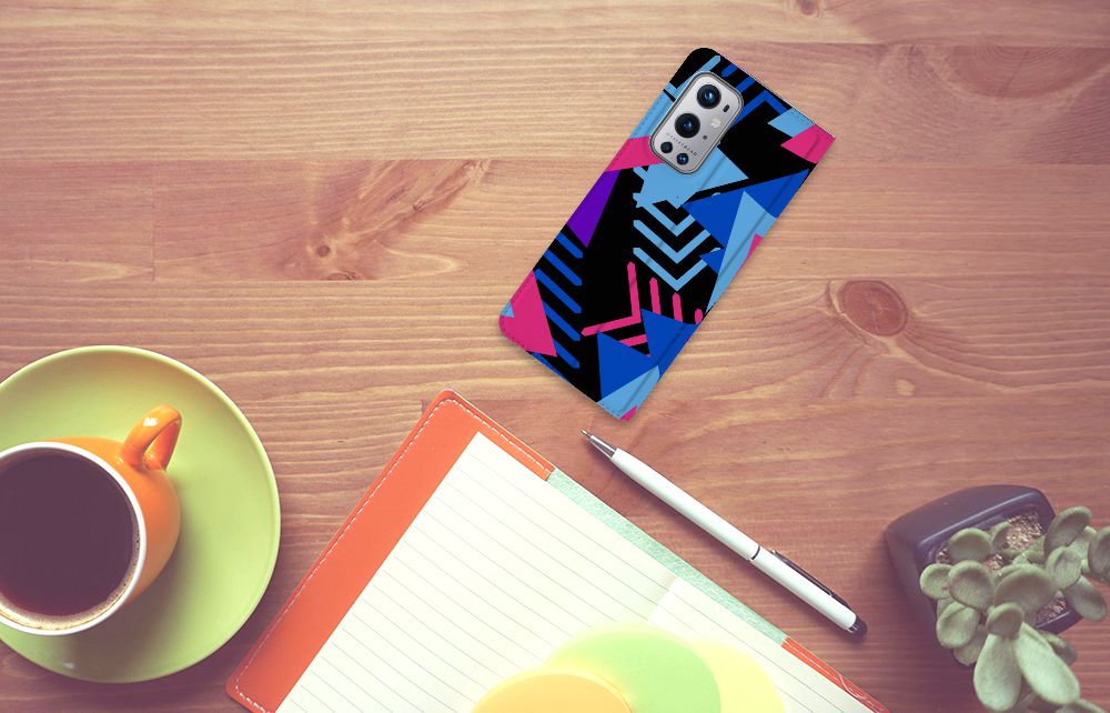 OnePlus 9 Pro Stand Case Funky Triangle - B2C Telecom