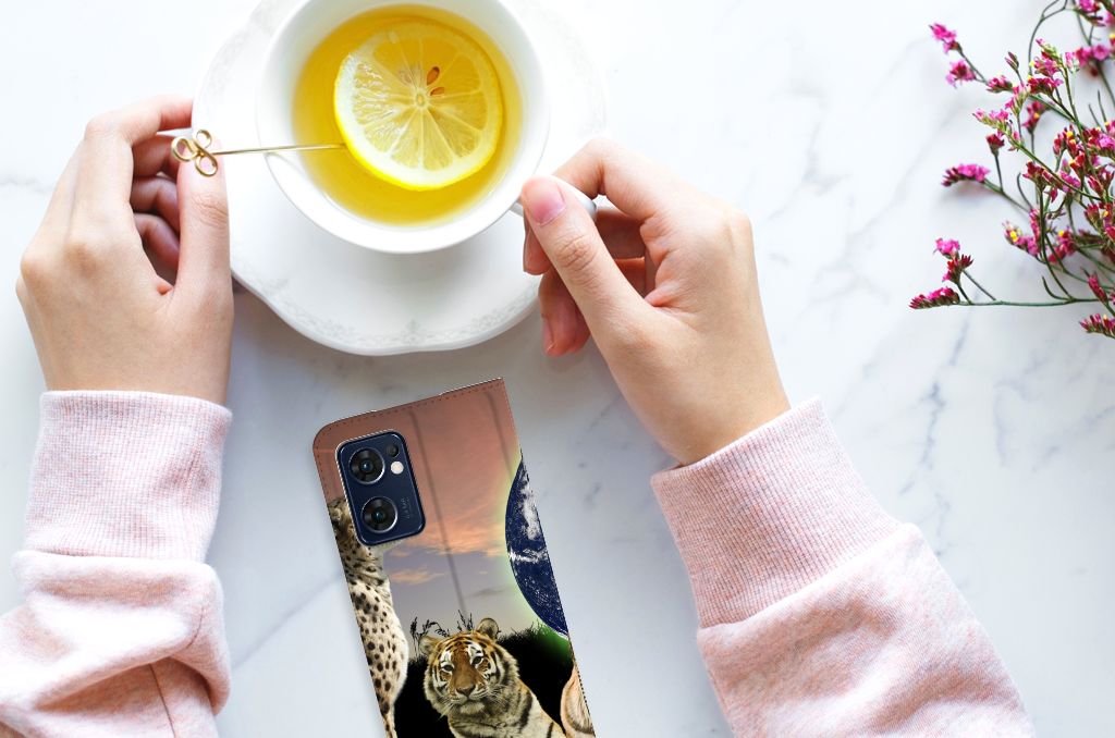 OPPO Find X5 Lite | Reno7 5G Hoesje maken Roofdieren - B2C Telecom