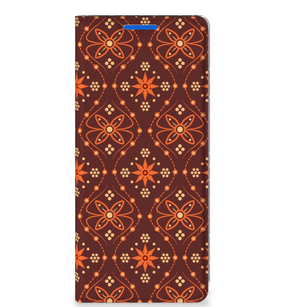 OPPO Reno 6 Pro Plus 5G Hoesje met Magneet Batik Brown - B2C Telecom