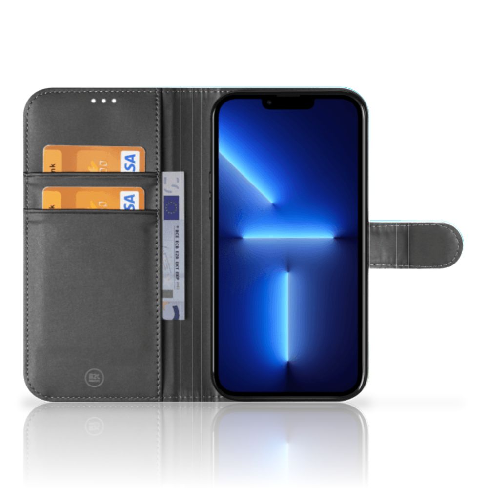 iPhone 13 Pro Max Hoesje Orchidee Blauw - Cadeau voor je Moeder