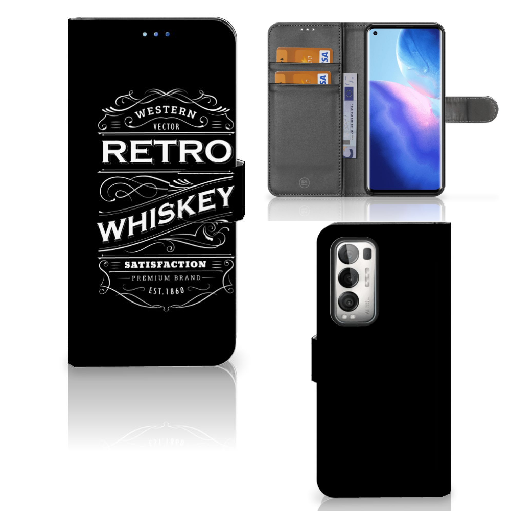 OPPO Find X3 Neo 5G Book Cover Whiskey