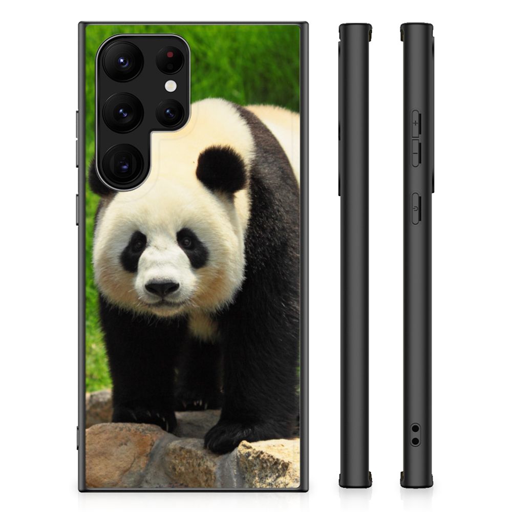 Samsung Galaxy S23 Ultra Dierenprint Telefoonhoesje Panda B2C Telecom