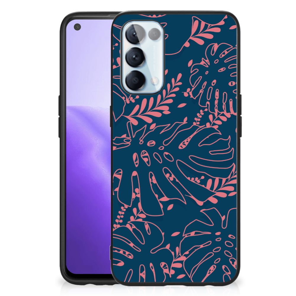 OPPO Reno5 5G | Find X3 Lite Bloemen Hoesje Palm Leaves