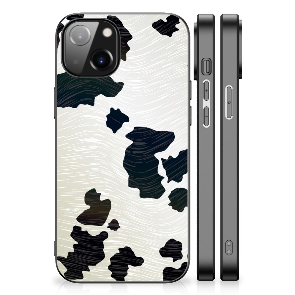 Apple iPhone 13 | iPhone 14 Dierenprint Telefoonhoesje Koeienvlekken