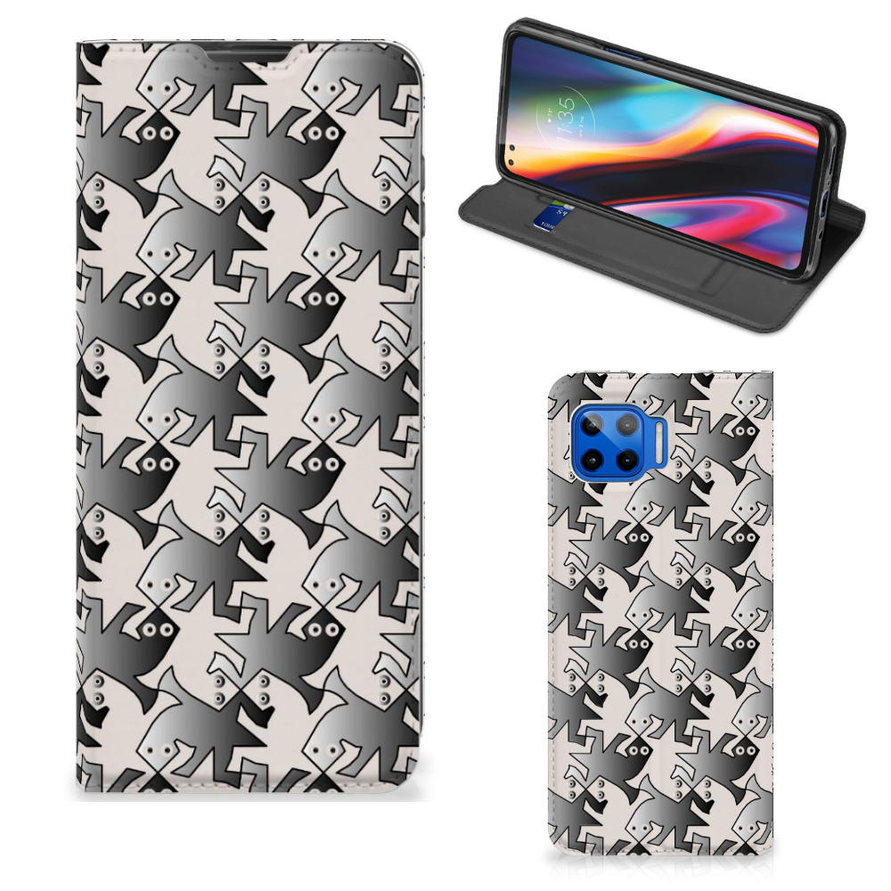 Motorola Moto G 5G Plus Hoesje maken Salamander Grey - B2C Telecom