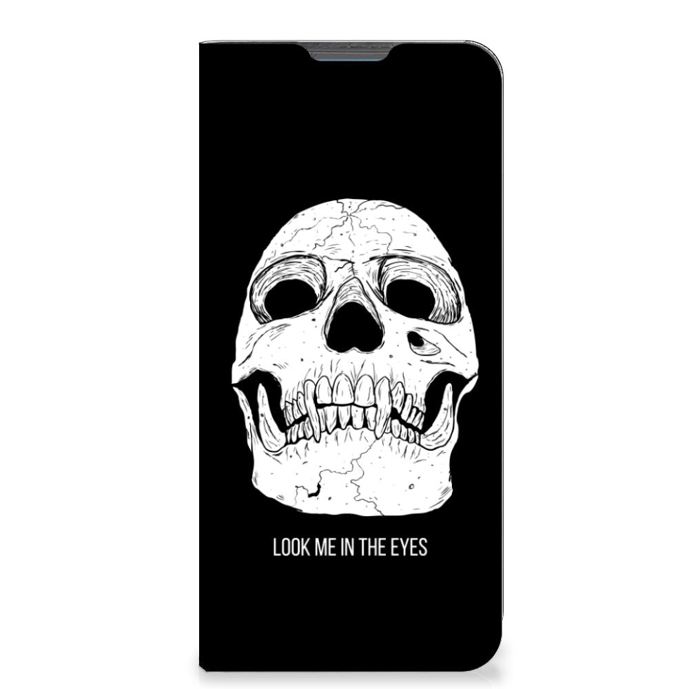 Mobiel BookCase Motorola Moto E32 | Moto E32s Skull Eyes - B2C Telecom