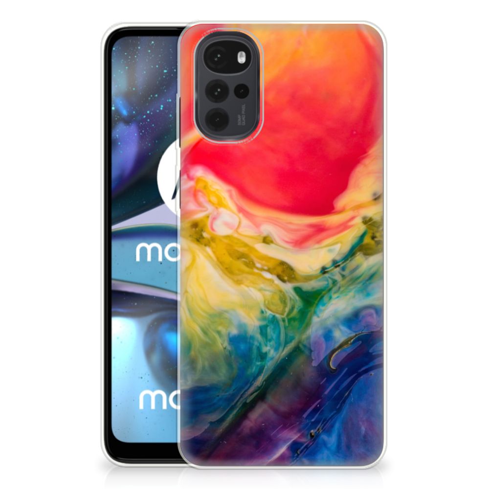 Hoesje maken Motorola Moto G22 Watercolor Dark B2C Telecom