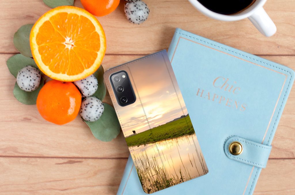 Samsung Galaxy S20 FE Hoesje maken Koe - B2C Telecom