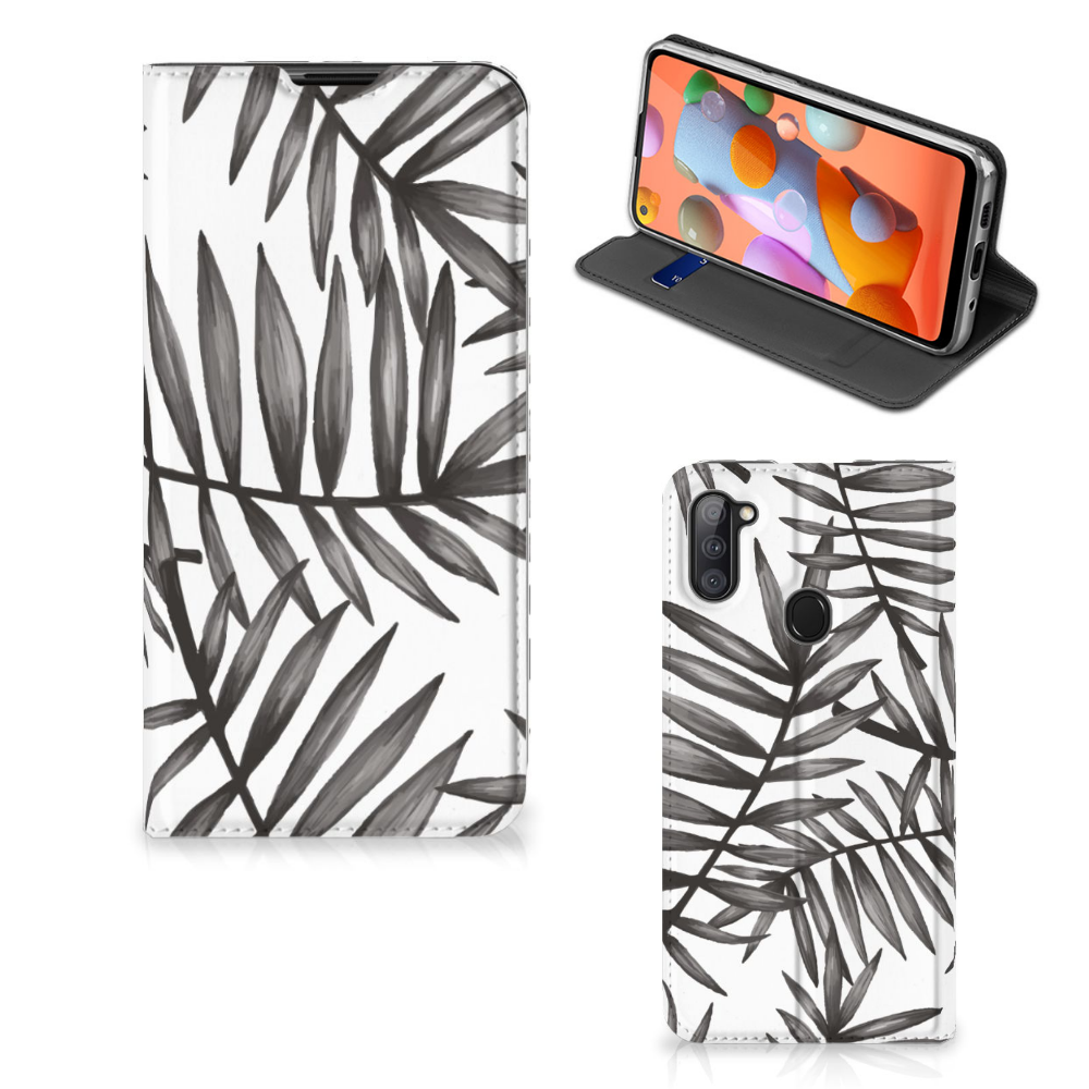 Samsung Galaxy M11 | A11 Smart Cover Leaves Grey - B2C Telecom