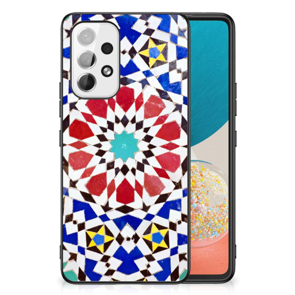 Samsung Galaxy A53 Marmeren Print Telefoonhoesje Mozaïek