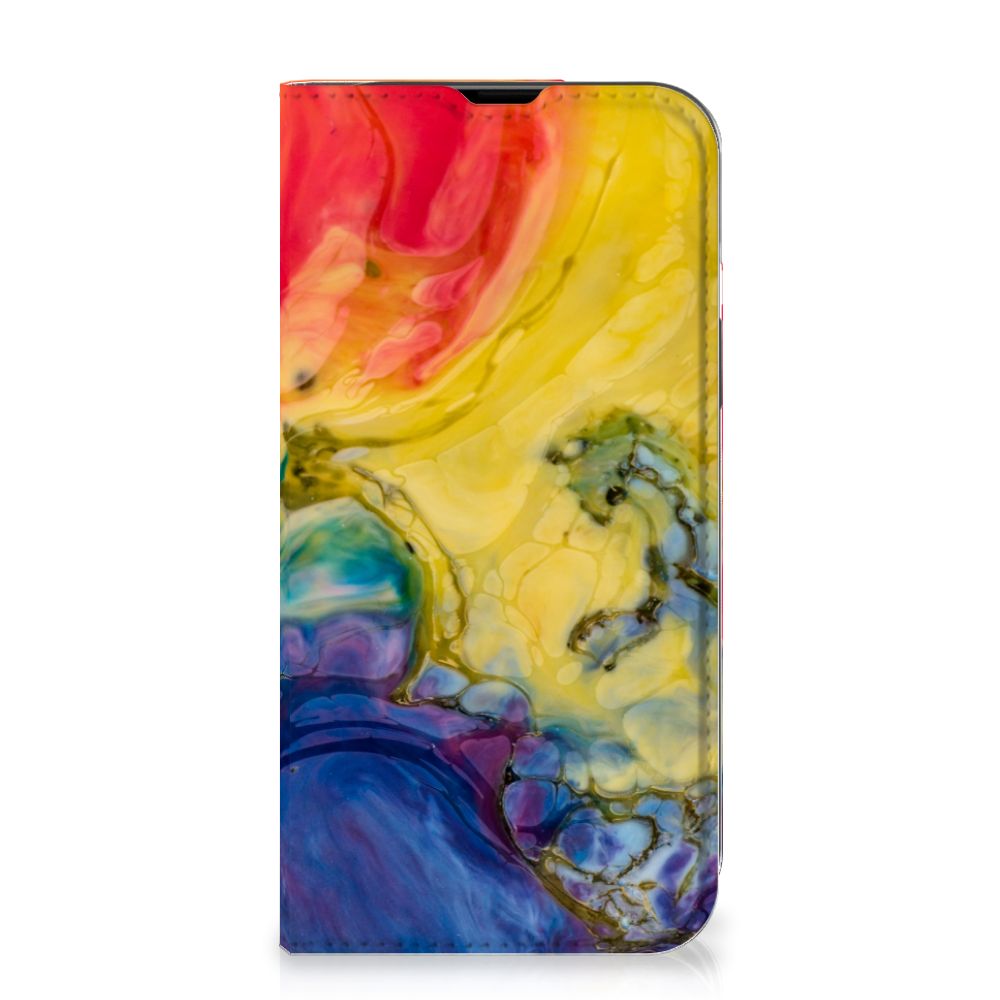 Bookcase iPhone 14 Watercolor Dark - B2C Telecom