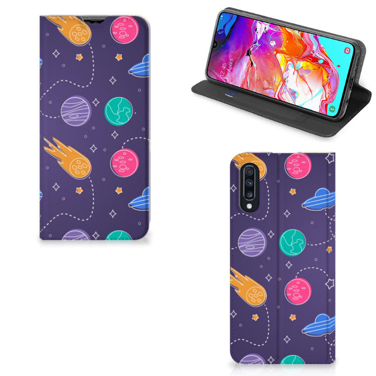 Samsung Galaxy A70 Hippe Standcase Space