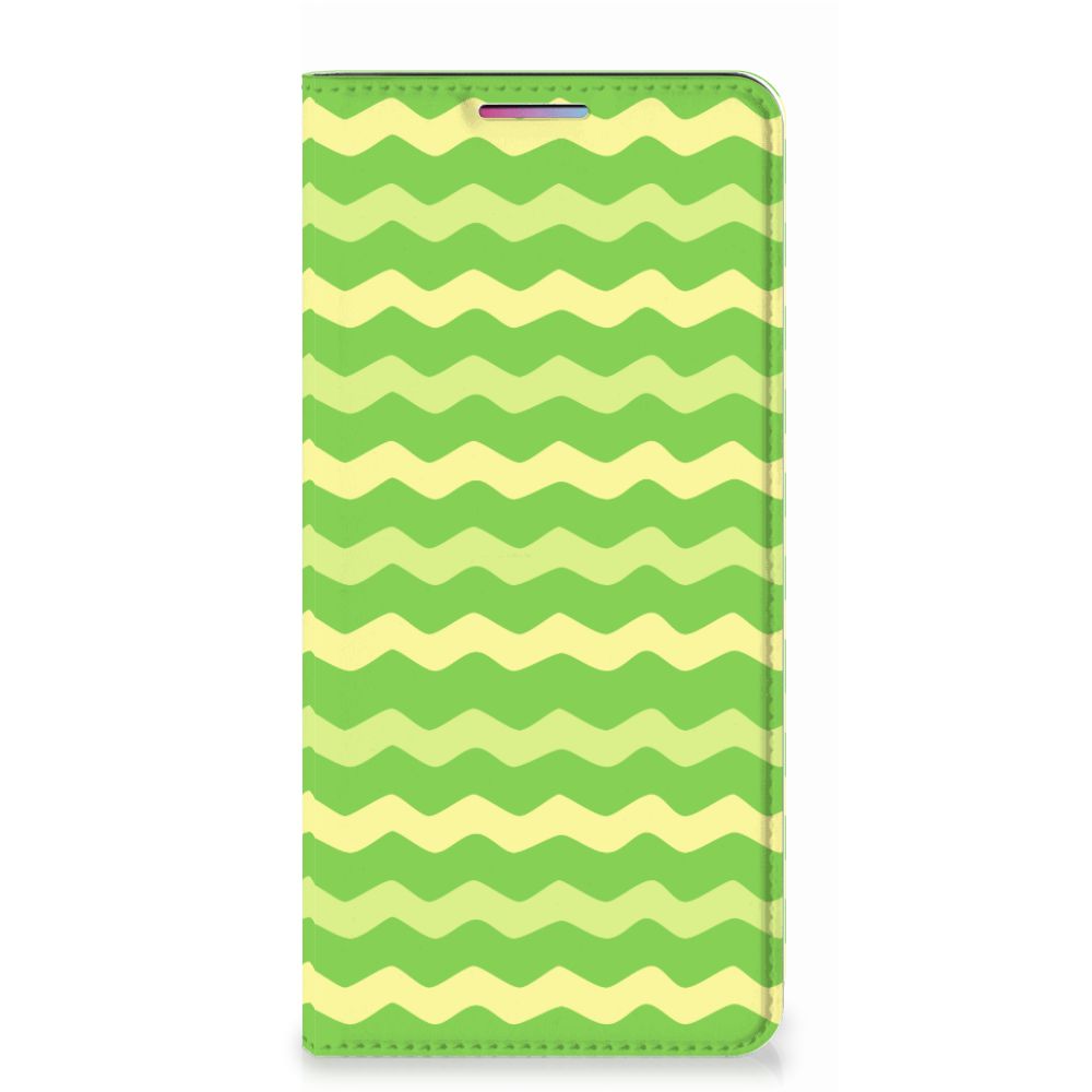 Motorola Moto G60s Hoesje met Magneet Waves Green - B2C Telecom