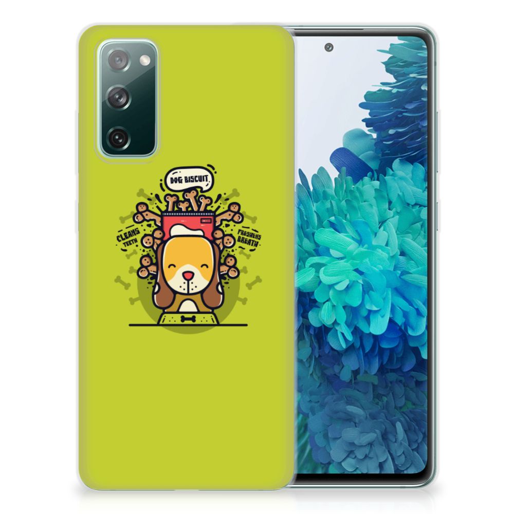 Samsung Galaxy S20 FE Telefoonhoesje met Naam Doggy Biscuit B2C Telecom