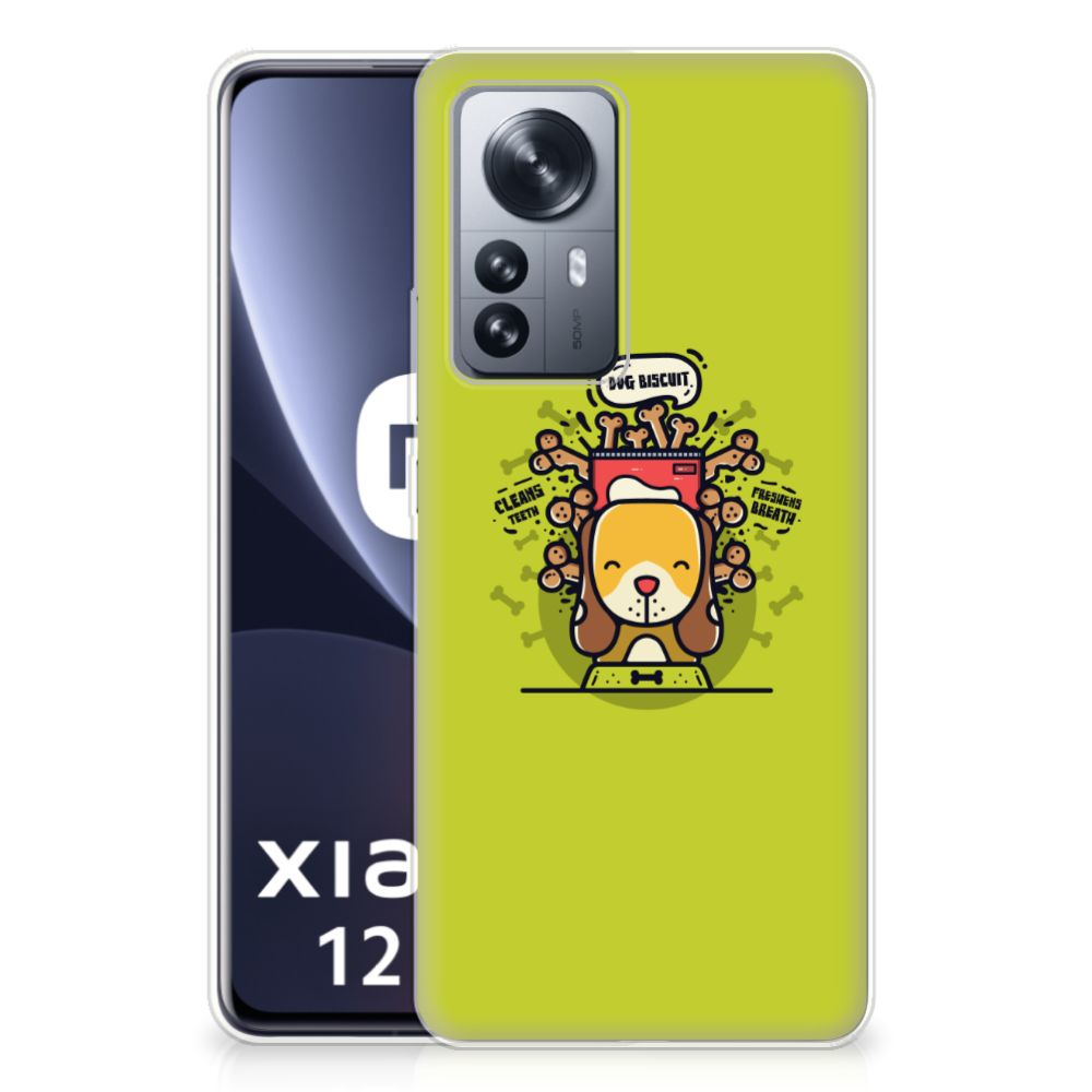 Xiaomi 12 Pro Telefoonhoesje met Naam Doggy Biscuit B2C Telecom