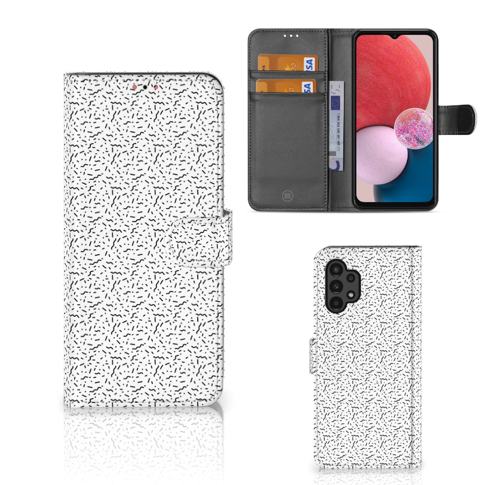 Samsung Galaxy A13 (4G) Telefoon Hoesje Stripes Dots