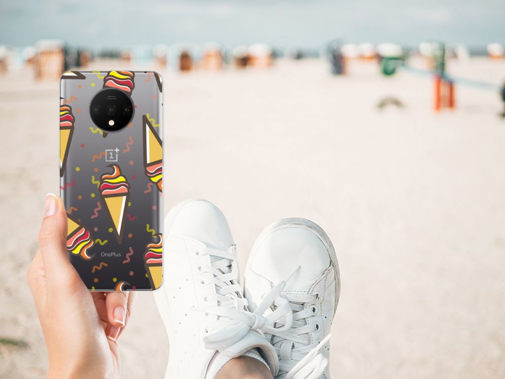 OnePlus 7T Siliconen Case Icecream