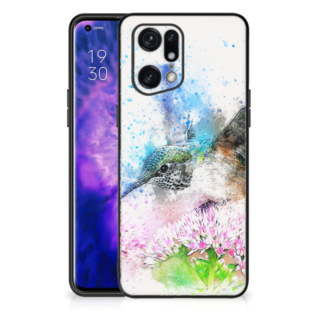 Kleurrijke Telefoonhoesje OPPO Find X5 Pro Vogel B2C Telecom
