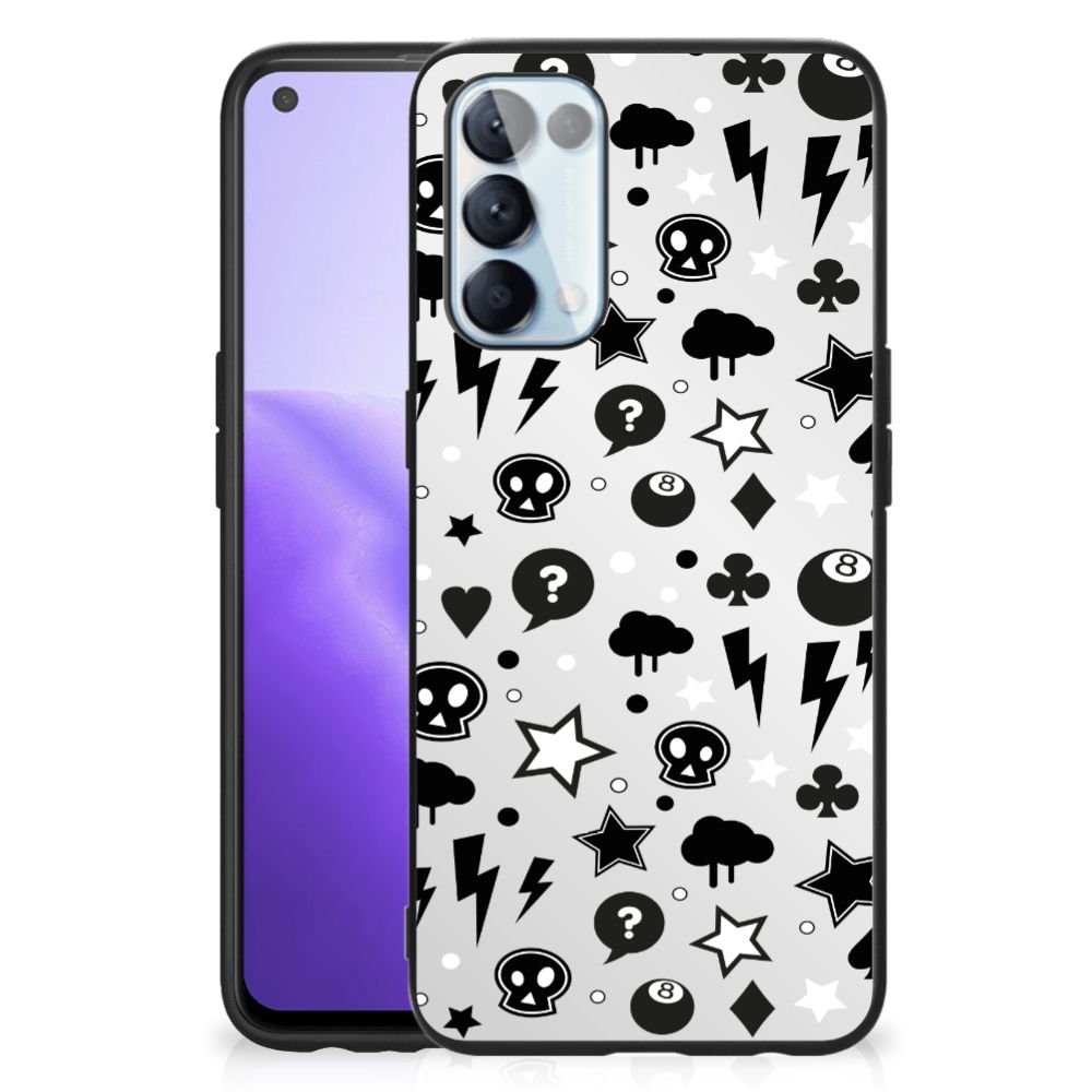 Telefoonhoesje OPPO Reno5 5G | Find X3 Lite Silver Punk