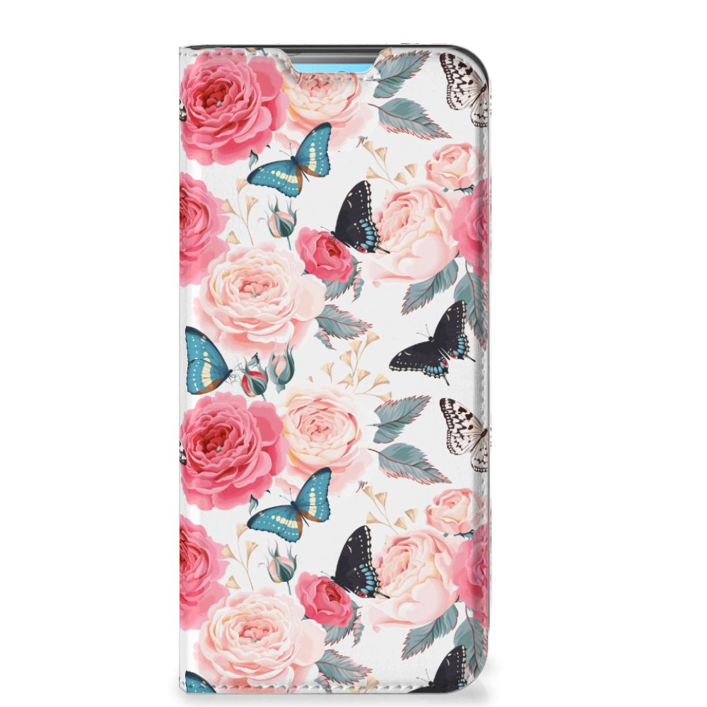 Xiaomi Redmi 10 Smart Cover Butterfly Roses - B2C Telecom