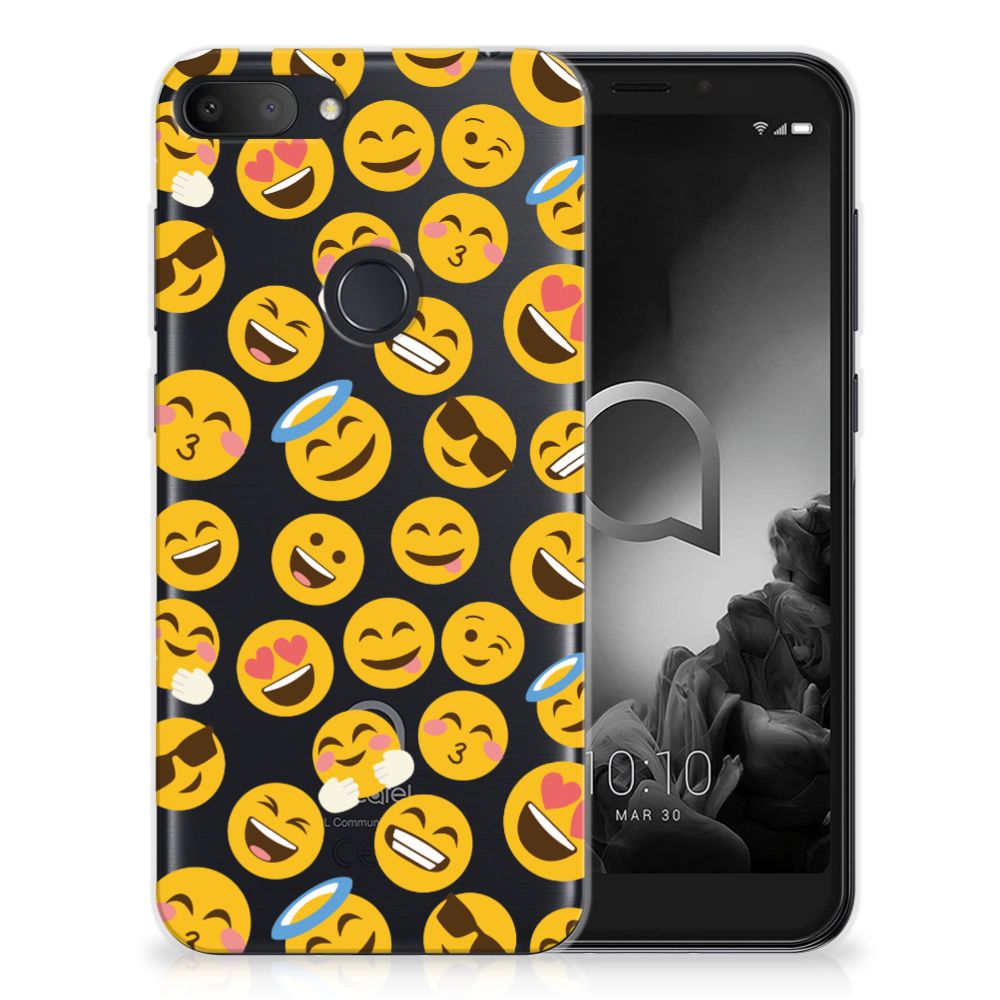 Alcatel 1S (2019) TPU bumper Emoji