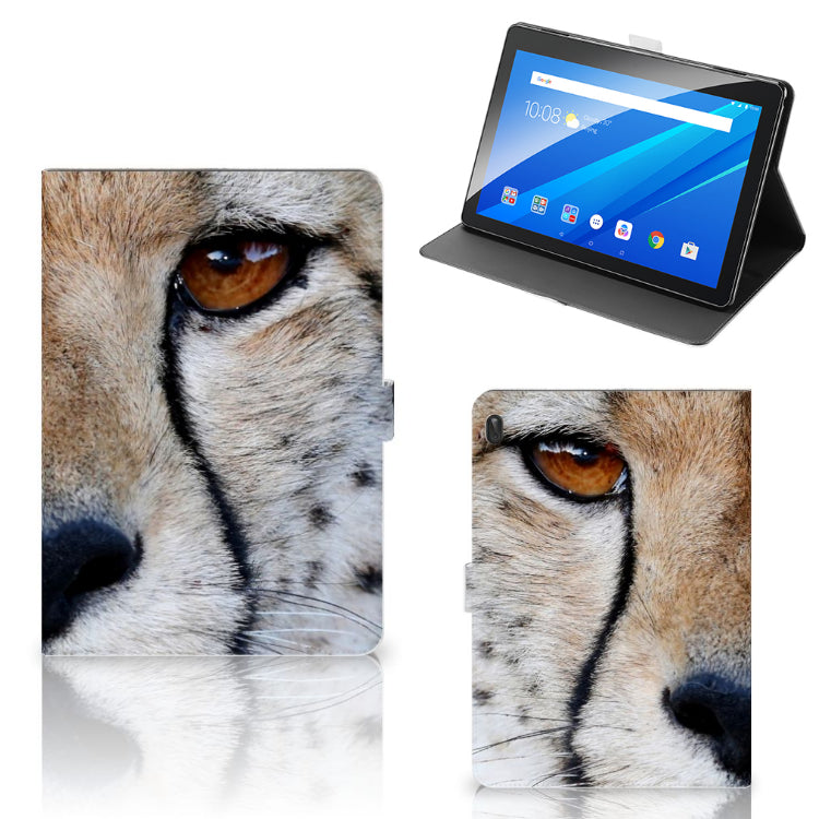 Lenovo Tab E10 Flip Case Cheetah