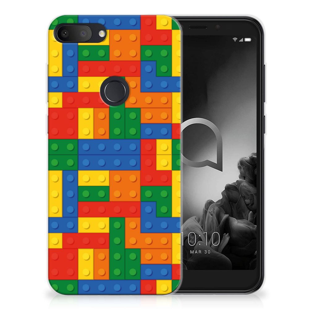 Alcatel 1S (2019) TPU bumper Blokken